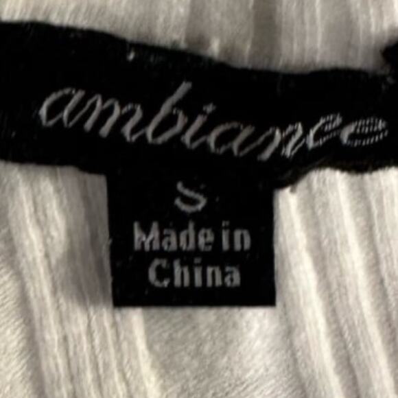 Ambiance White Ribbed Tank Top - Picture 3 of 3